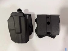 Gun & Flower - Glock 19 Gun Holster + Unbranded 2 Magazine Holster - Right Hand