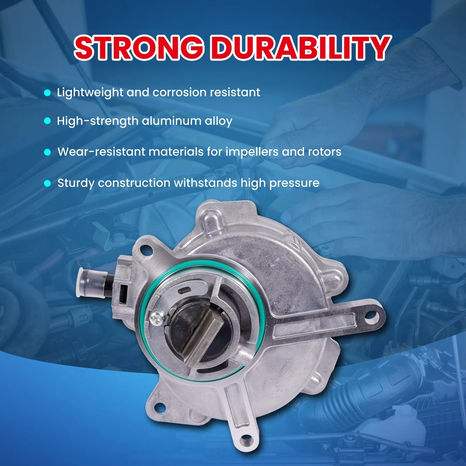 Bomba de vacío de freno para Volkswagen Golf R Jetta GTI Passat Audi A3 A4 TT Quattro Foto 4 de 4