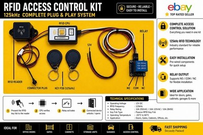 RFID Reader transponder key fob security