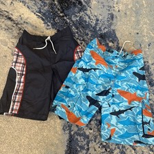 Lot Of 2 Gymboree Boys Sz 10 Swim Trunks