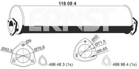 Ernst 116084 EndschalldäMpfer FüR VW