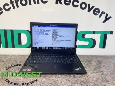 Lenovo ThinkPad E595 AMD Ryzen 3700U 8GB RAM (NO OS/HDD
