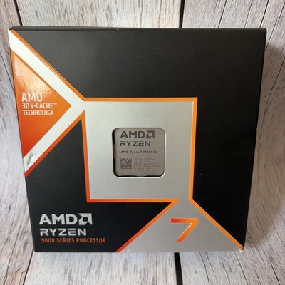 AMD Ryzen 7 9800X3D - Ryzen 7 9000 Series Zen 5 8-Core 5.2 GHz - Socket AM5 120W