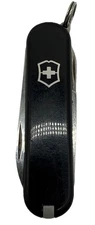 Vintage Victorinox Swiss Army Knife 2 1/2 Black Handles Very Good Condition NICE