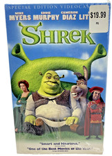 Shrek Special Edition VHS 2001 Tape Mike Myers Eddie Murphy