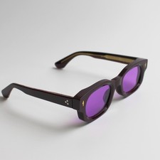 JACQUES MARIE MAGE Unisex Dark Purple/Purple Sunglasses WHISKEYCLONE SIZE: 48 25