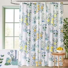 Fun Cute Shower Curtain,Whimsical Frog Colorful 72"W x 72"L Pack of 1 Yellow