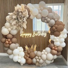 Balloon Arch Kit Nude Beige 141 pcs Nude Neutral Balloon Arch Garland Decoration