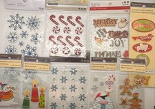 Christmas Theme Stickers  Dimensional Scrapbook Stickers  Recollections