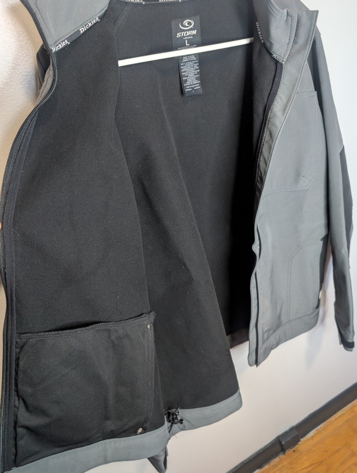 Dickies Storm Softshell Performance Grey And Blac… - image 5