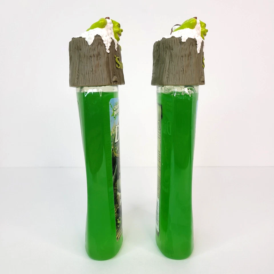 Vintage Shrek 2 Dial Body Wash Ogre Apple Scent Lot of 2 Bottles 12 fl oz - Image 4 of 4