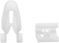 10Pcs 7Mm Loch Weiß Plastik Nieten Auto Innen Armaturenbrett Panel Trimmen Clips