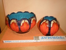 Hutschenreuther Porzellan / Tulpenvase + Schale Hans Achtziger sehr gut erhalten