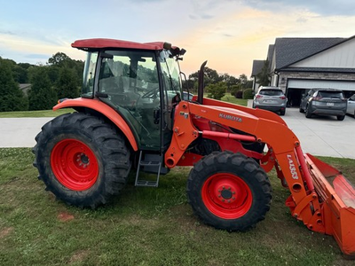 #ad 2016 KUBOTA M8560D TRACTOR WITH LOADER A C CAB 4X4 ONLY 2763HOURS 85 HP $48000.00