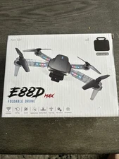 E88D Max Foldable Drone w/LED, +2 Battery, Dual Cameras, Photo & Video