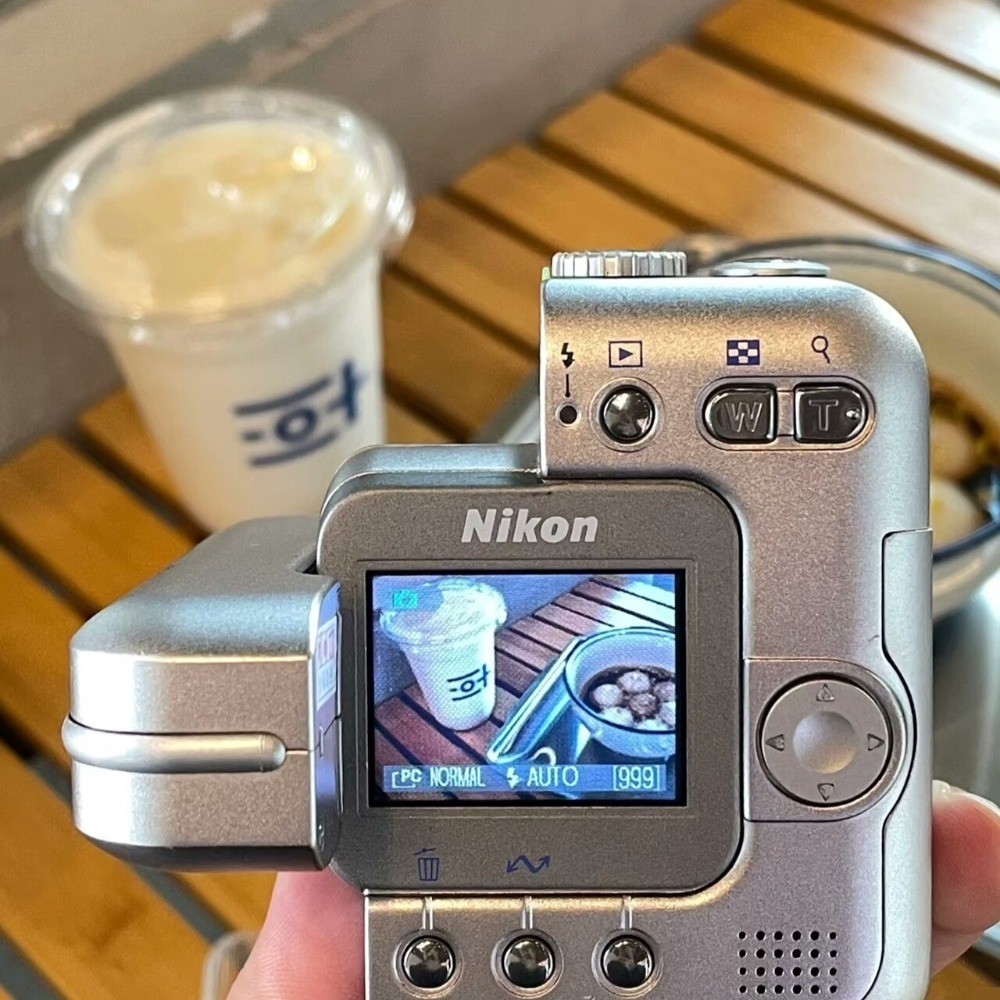 Nikon COOLPIX SQ Digital Camera 3.1MP 3x Optical Zoom Silver Date