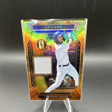 Panini 2023 Chronicles Gold Standard Swatches Brennen Davis Cubs #GSS-BD