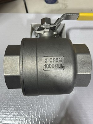 Smith-Cooper SC201 3  Stainless Steel Ball Valve   CF8M (316)   1000 WOG   NEW