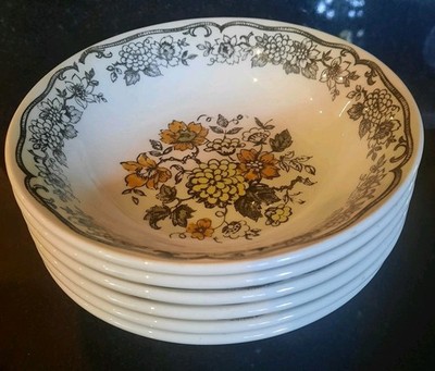 Vintage Manderley Broadhurst Kathie Winkle Schalen sechs