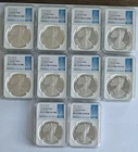 10 2025 S  AMERICAN SILVER EAGLE PROOFS FDOI NGC PF70 ULTRA CAMEO