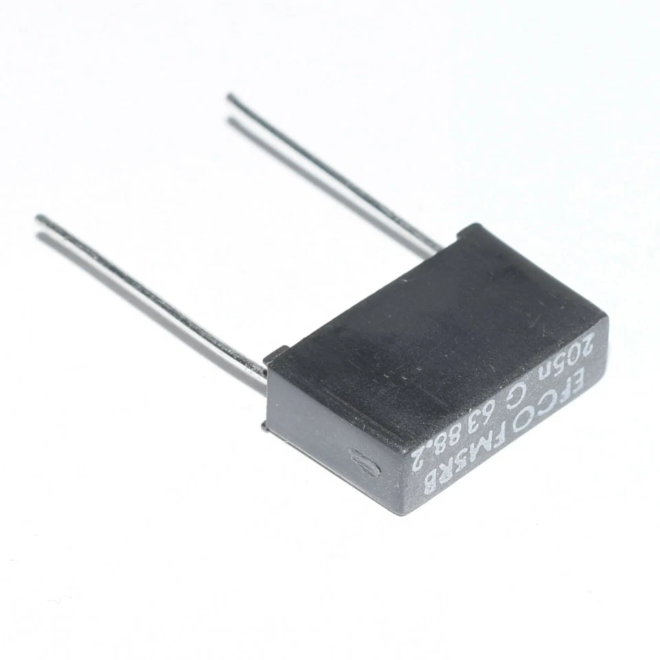 0.205 uF 63 Vac 1 % LOTE DE 2 CONDENSADORES ORIGINALES EFCO MKP POLIÉSTER NUEVOS Foto 3 de 3