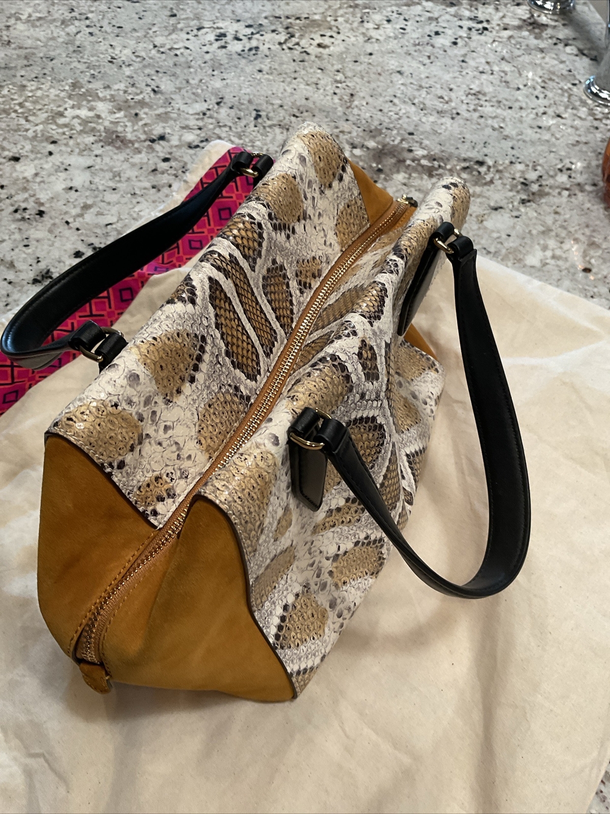 Authenthic luxurious TORY BURCH Python Exotic Mer… - image 2