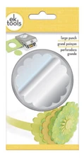 Ek Tools 2-1/4” SCALLOPED CIRCLE PUNCH Great For Paper Crafts New & Unused