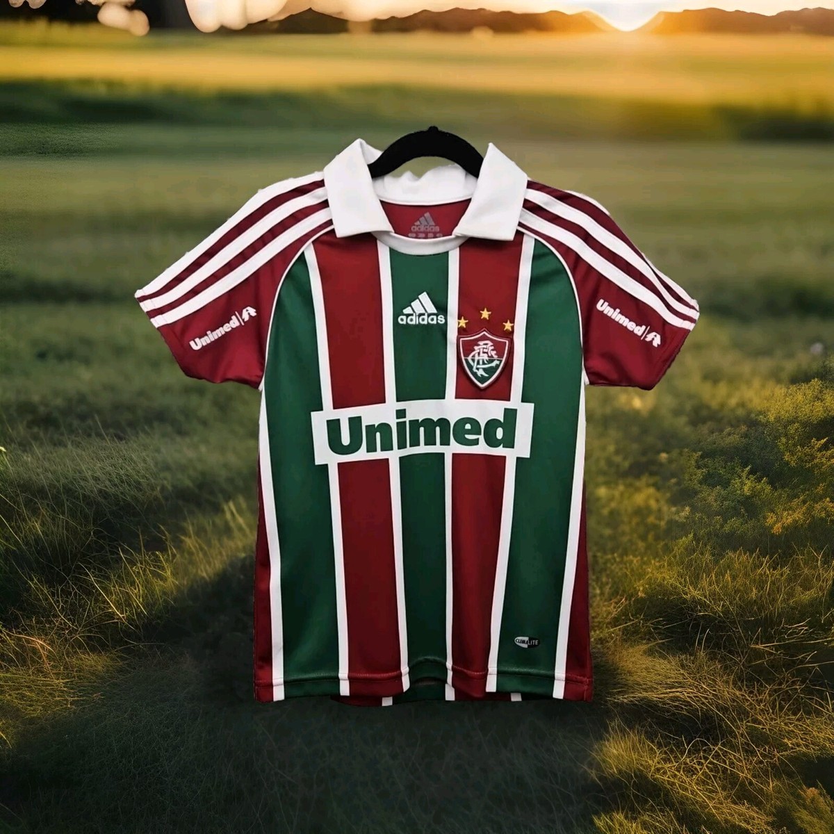 Vintage ADIDAS Fluminense FC 2008 Home Jersey Youth 3T | eBay