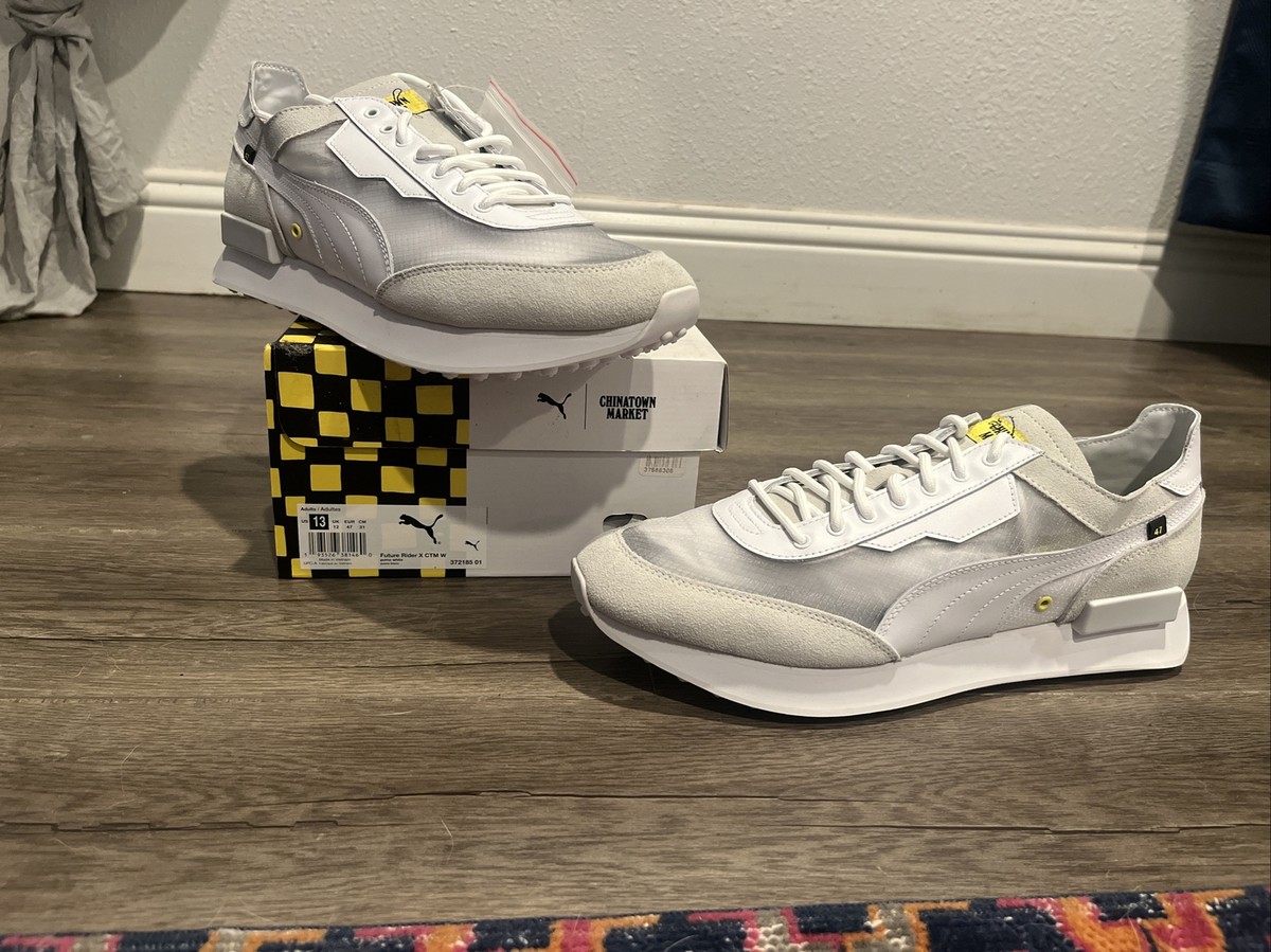 Size 13 - PUMA FUTURE Rider x Chinatown Market White | eBay Size 13 - PUMA FUTURE Rider x Chinatown Market White | eBay