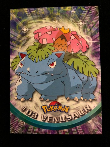 Topps Pokemon 1999, TV Animation Edition, #03 Venusaur, MINT