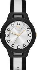 Orologio Donna PUMA RESET V1 P1022 Silicone Nero Bianco Sportivo Colorato NEW