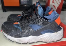 Wmns Nike Air Huarache Run Black Hyper Crimson Space Blue/ 634835-084 / Size 6.5