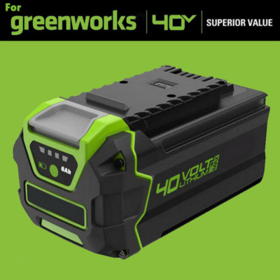 NEU 40V 6,0Ah Für Greenworks 40V Akku G-MAX 29462 29472 29252 Li-Ion Batterie