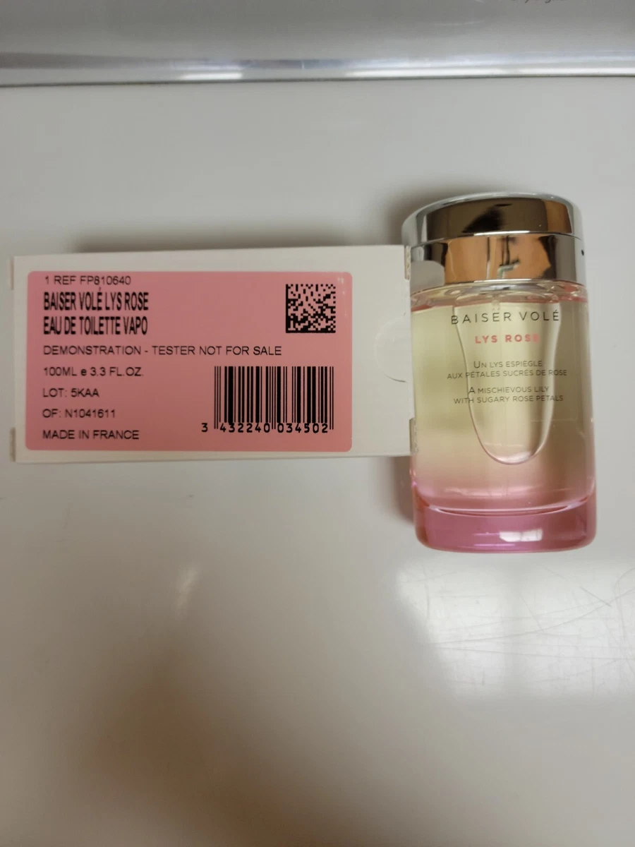 Cartier Baiser Vole Eau De Toilette Lys Rose Spray 100ml 3.3oz Womens Perfume