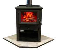 Comfort Glow Wood Burning Stove, Heats up to 2,500 Sq Ft, Fits 21" Log