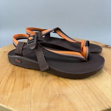 Chaco Bodhi Men's Size 9 Sandals Brown Toe Loop Strappy Buckle Adjustable Beach