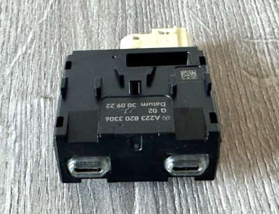 2023 2024 MERCEDES EQE MULTIMEDIA CONNECTION USB PORT, 2238203306
