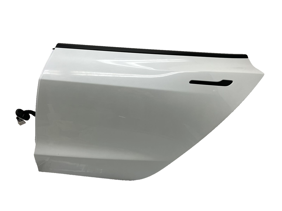 333221 様 ⭕ 2021-2023 Tesla Model 3 Rear Door Shell Panel Left White - PPSW
