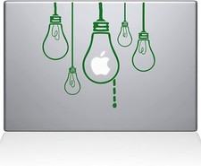 The Decal Guru Idea Light Bulbs MacBook Decal Vinyl Sticker-15" MacBook Pro