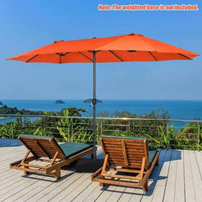 13' offset patio umbrella Shademaker Orion 13'1 Octagon Crank Lift Offset Patio Umbrella (SMOR40) main image 0