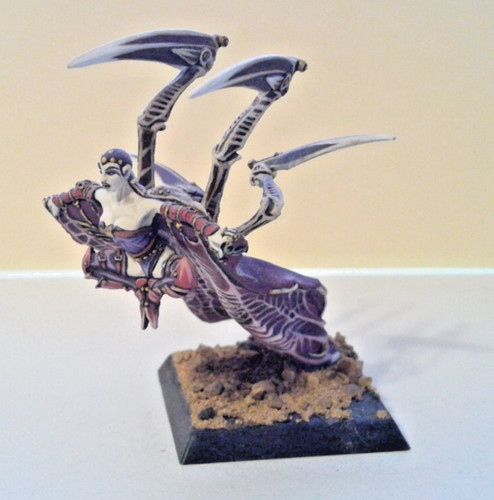 Painted ~ Sasia Samaris, Confrontation Rackham,  Pro-Painted Flying Demon Woman