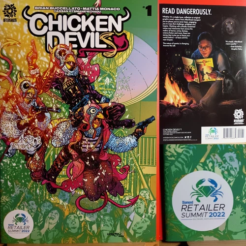 2022 Aftershock Comics Chicken Devils 1 Tony Harris Diamond Retailer Summit '22