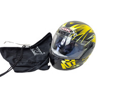 MOTORCYCLE HELMET RGX OGK EXTRA SMALL (XS) BLACK/YELLOW/RED RG-X E11