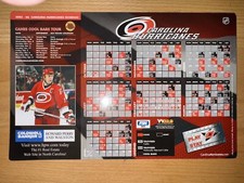 2005-06 CAROLINA HURRICANES ROD BRIND'AMOUR NHL SCHEDULE MAGNET
