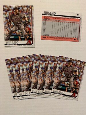 TOPPS BASEBALL MLB SERIES 2 / 2019 - Hirano YOSHIHISA Arizona Diamondbacks # 421
