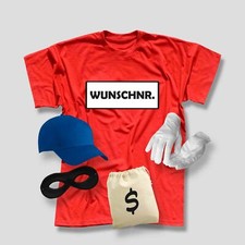 Panzerknacker Kostüm-Set Wunschnummer Karneval Fasching T-Shirt Größe 116 - 5XL