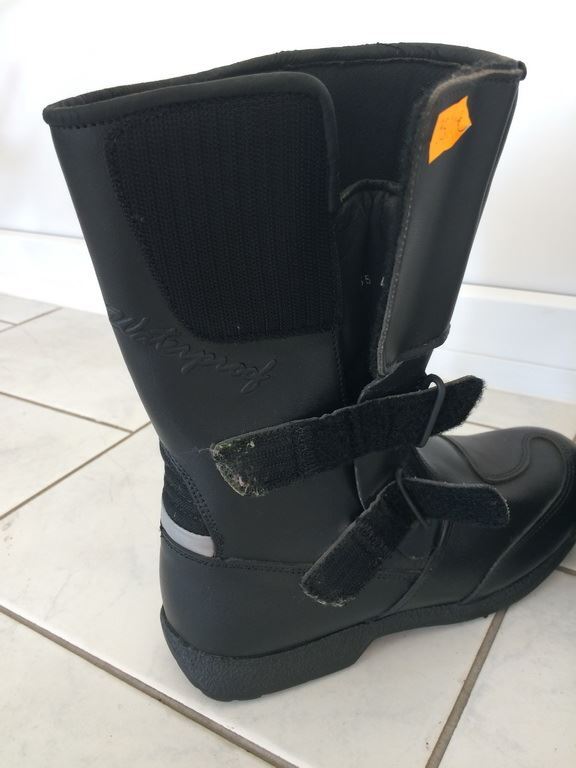MOTORRADSTIEFEL LEDER SCHWARZ GRÖßE 40 | eBay
