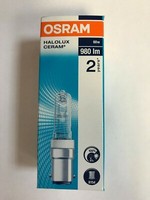 Osram Halolux Ceram Halogenlampe B15D 60W Klar 64492 Kl Selten Neu & Ovp!