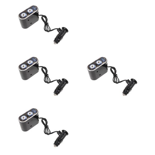 4 Pack Cigarette Lighter Car Outlet Splitter for Adapter Converter eBay