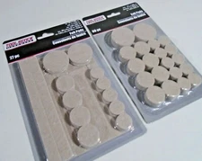 NEW Tool Bench Hardware FELT PADS Furniture Floor Protection 87 PIECE SET Tan